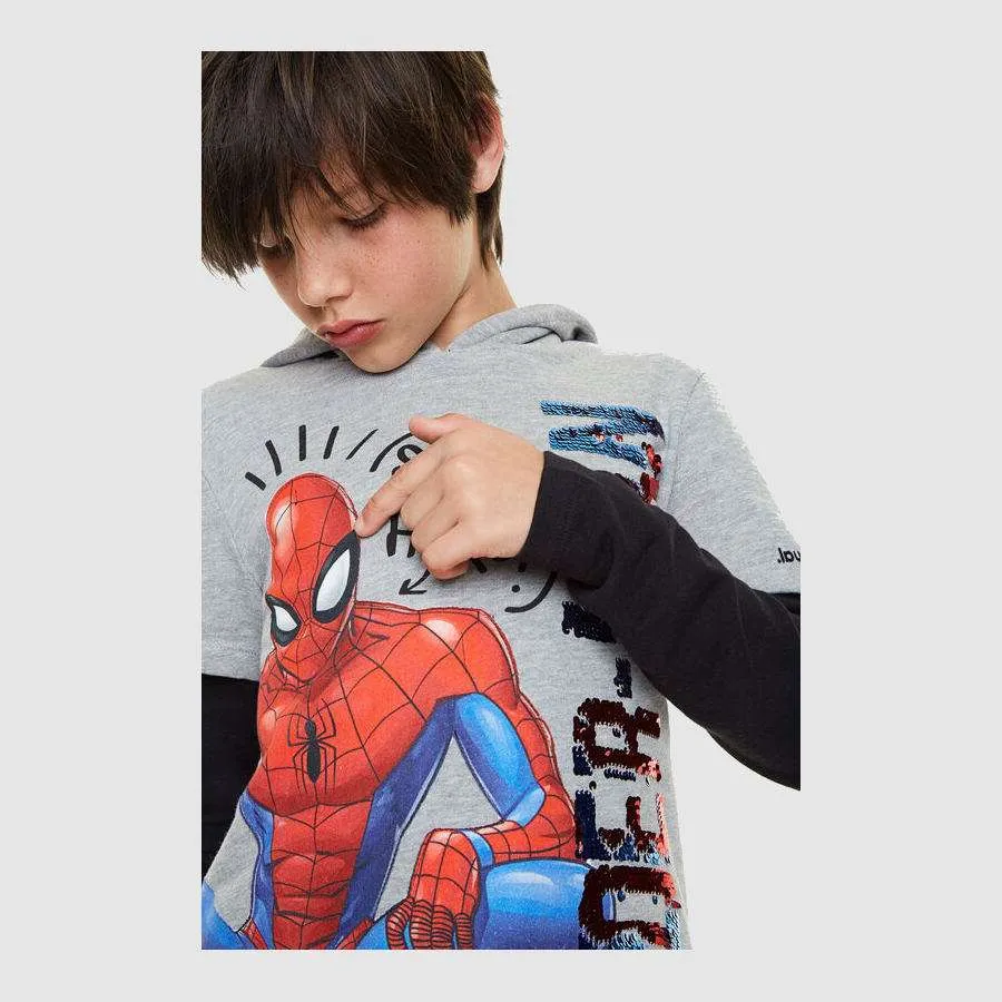 Desigual Jungen Pullover „Moore“ - Grau 20SBSK05 Desigual Jungen Pullover „Moore“ - Grau 20SBSK05
