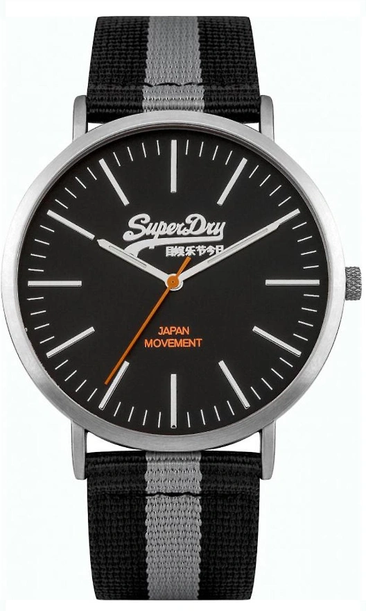 Superdry SYG183BE - Herrenarmbanduhr „Oxford“ Quartz, 40 mm, Nylonband Superdry SYG183BE - Herrenarmbanduhr „Oxford“ Quartz, 40 mm, Nylonband