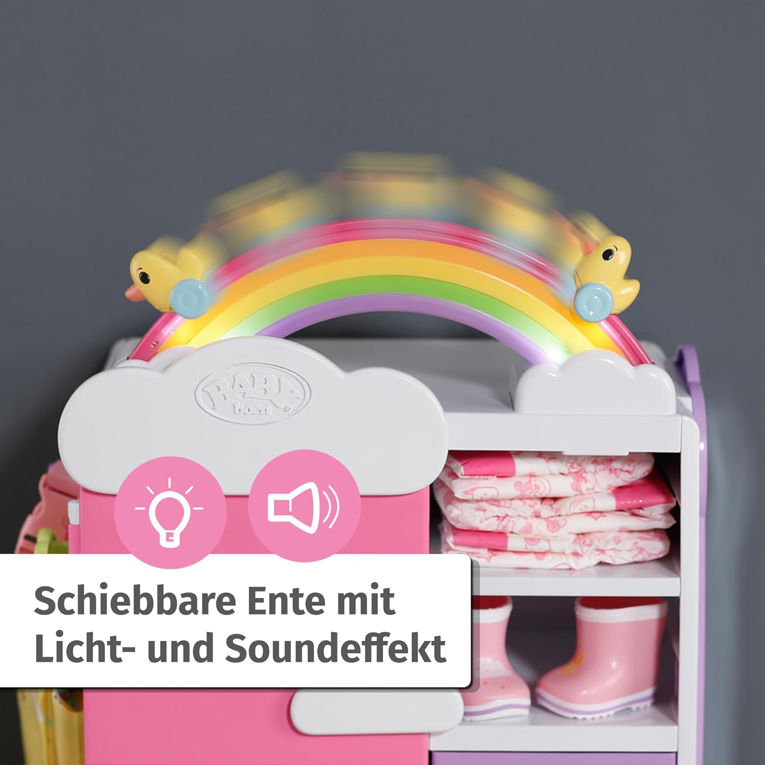 BABY born® Regenbogen Schrank