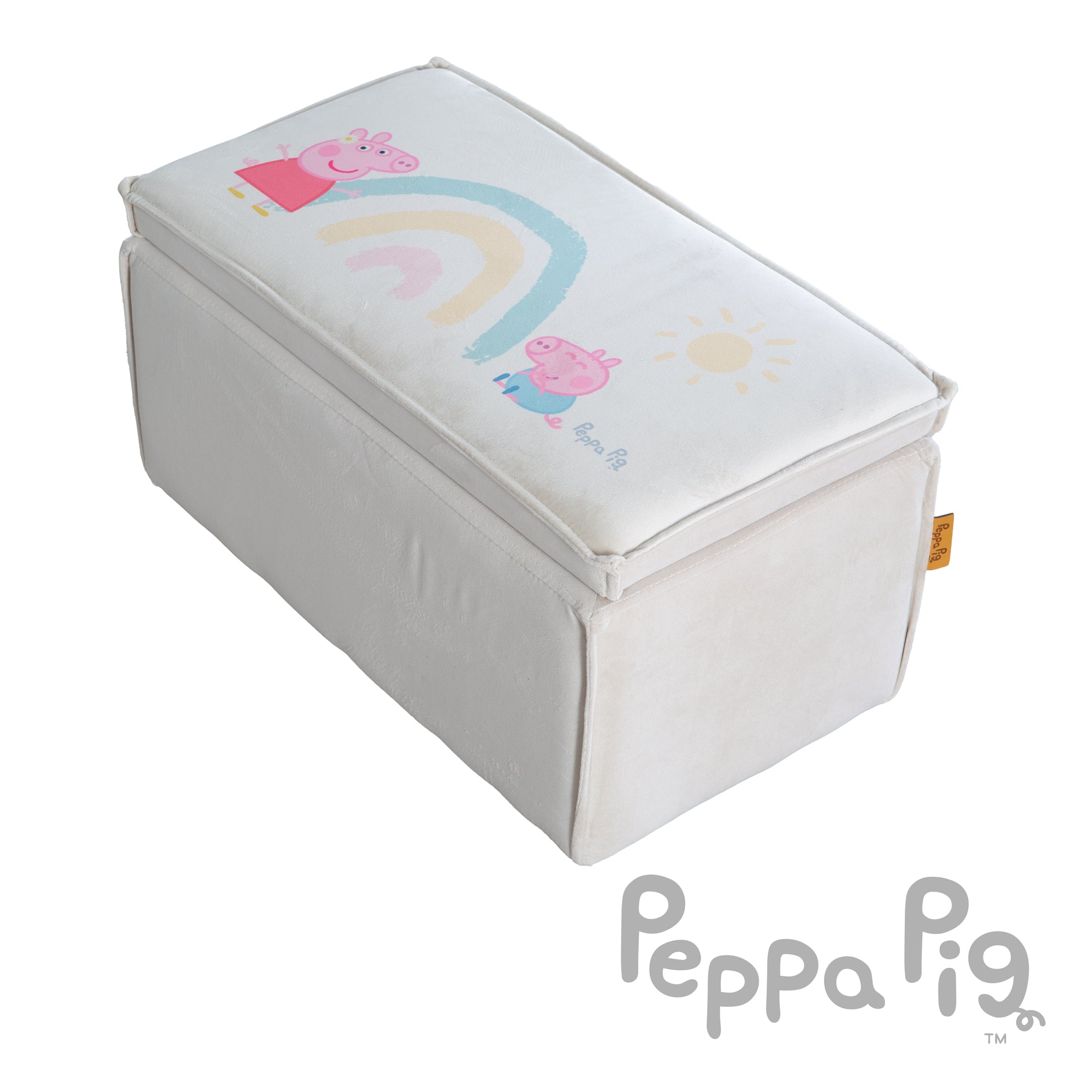 Roba 450141PP1 Kinderhocker mit Aufbewahrung Peppa Pig beige – Spielmöbel - Bild 9 Roba 450141PP1 Kinderhocker mit Aufbewahrung Peppa Pig beige – Spielmöbel - Produktbild 9