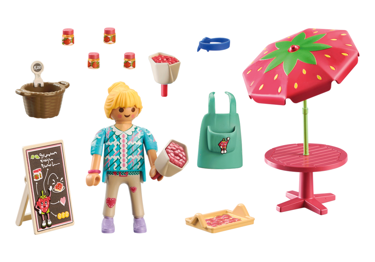 PLAYMOBIL 71445 Marmeladenstand Zubehor, Tasche, Handtasche, Person, Figur