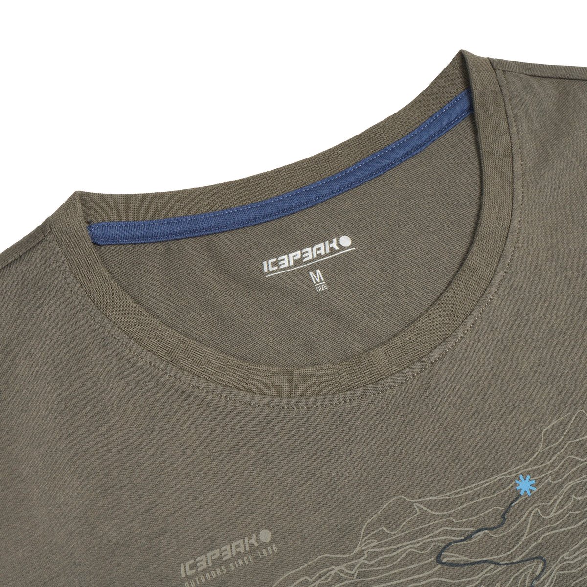 ICEPEAK 957730689I BEEVILLE T-Shirt Herren Granite ICEPEAK 957730689I BEEVILLE T-Shirt Herren Granite
