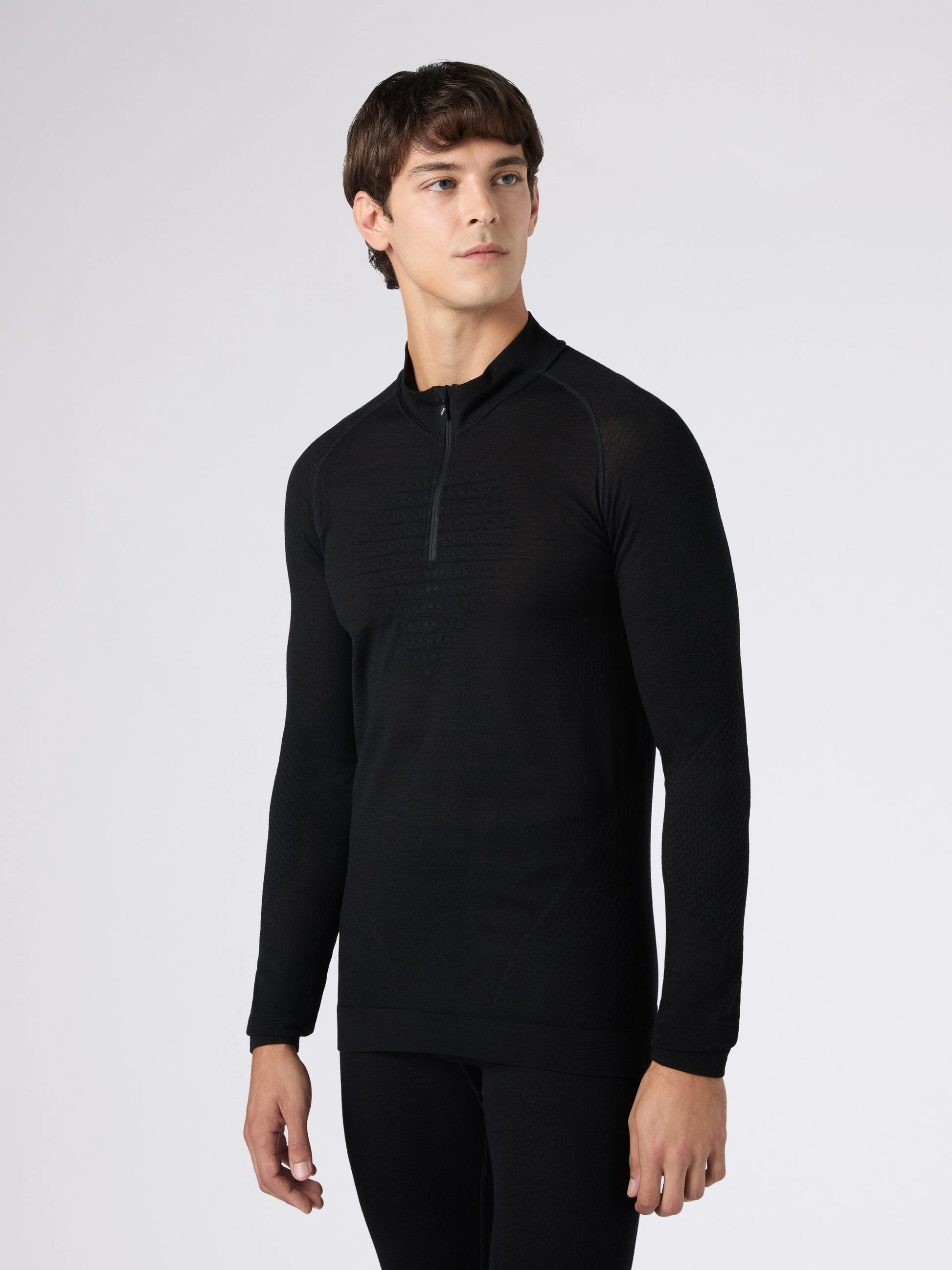 UYN Herren Fusyon Biotech UW Shirt Long_SL Zip Up U100517B000 - Schwarz GR. L/XL UYN Herren Fusyon Biotech UW Shirt Long_SL Zip Up U100517B000 - Schwarz GR. L/XL