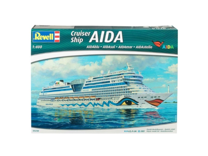 Revell 05230 Kreuzfahrtschiff AIDA Blu / Sol / Mar / Stella Modellbausatz Boot, Transport, Fahrzeug, Kreuzfahrtschiff, Schiff, Boot, Transport, Fahrzeug, Kreuzfahrtschiff, Schiff