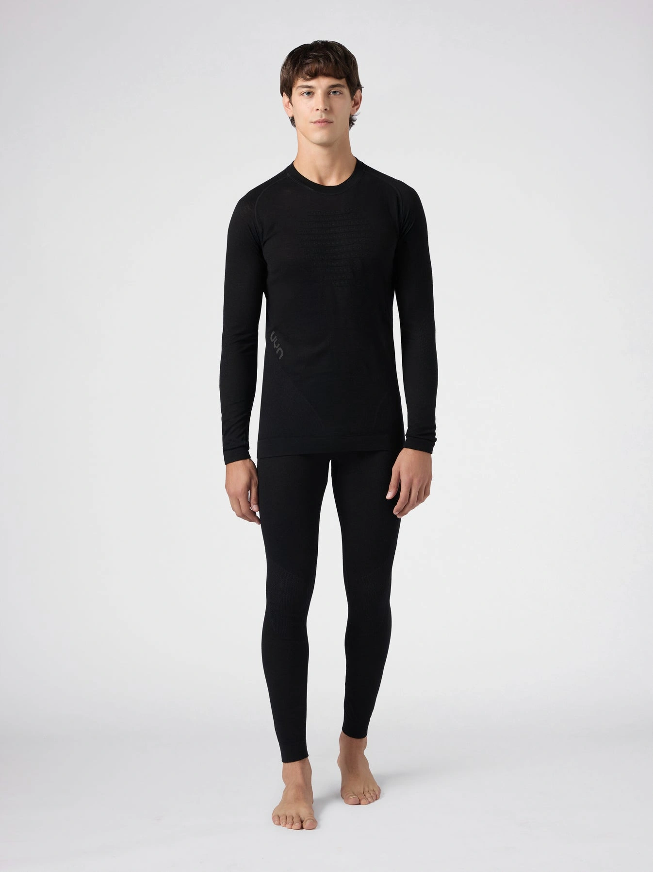 UYN Herren Fusyon Biotech Underwear Shirt Long Sleeve U100418B000 - Schwarz GR. L/XL