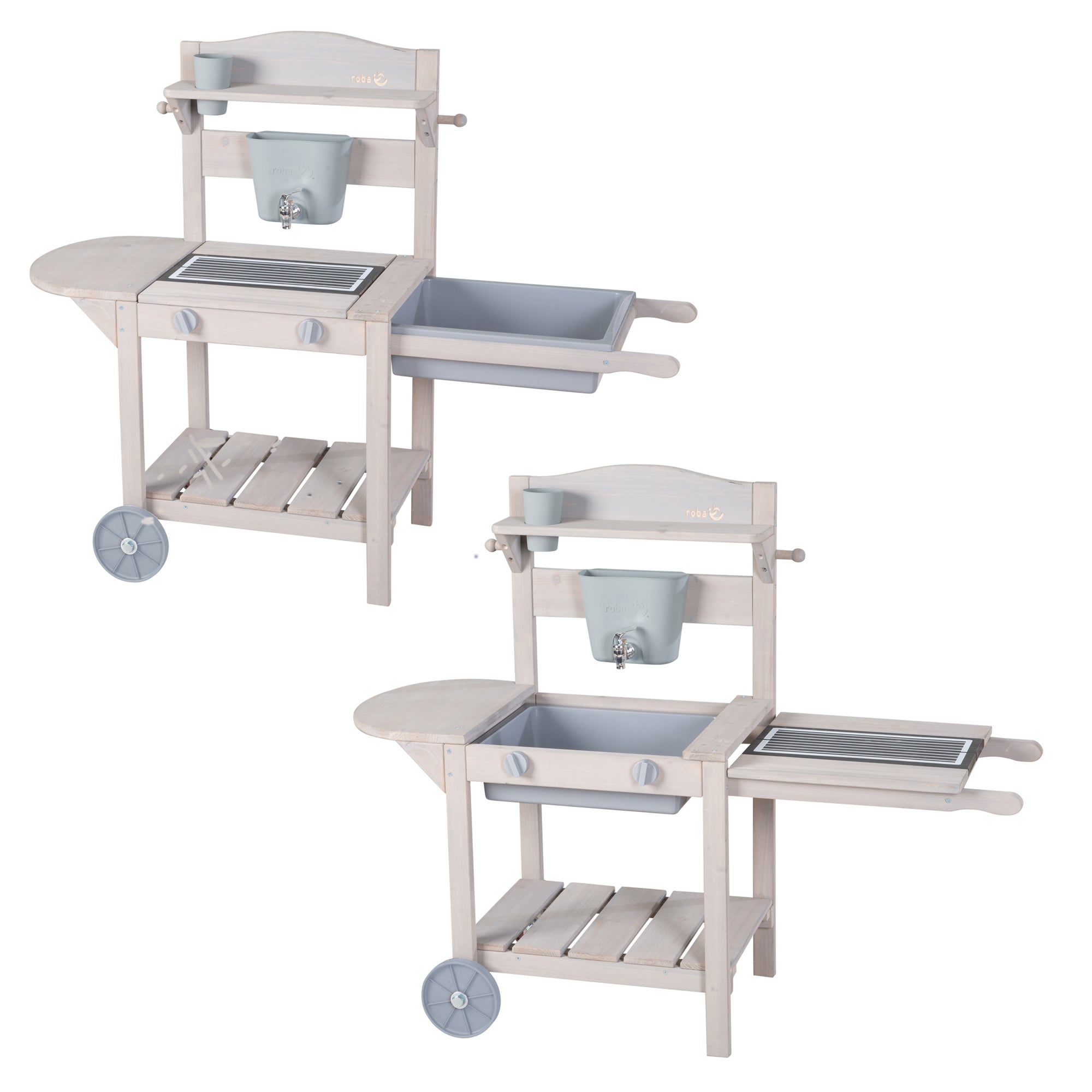 Roba 457005GA Mobile Spiel- Matschküche BBQ grau – Outdoor FSC - Bild 7 Roba 457005GA Mobile Spiel- Matschküche BBQ grau – Outdoor FSC - Produktbild 7
