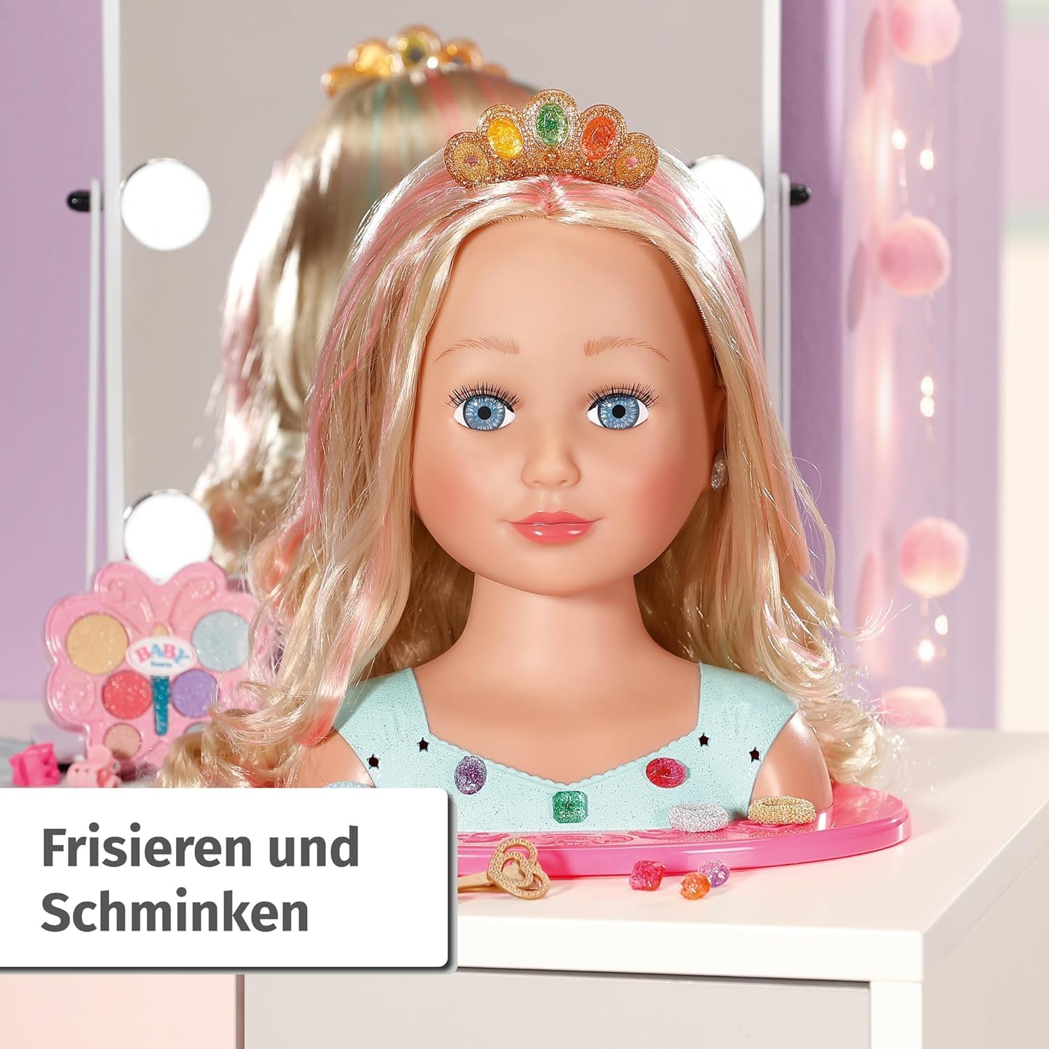 BABY born® Stylingkopf Prinzessin DE Puppe, Spielzeug, Figur, Person, Barbie