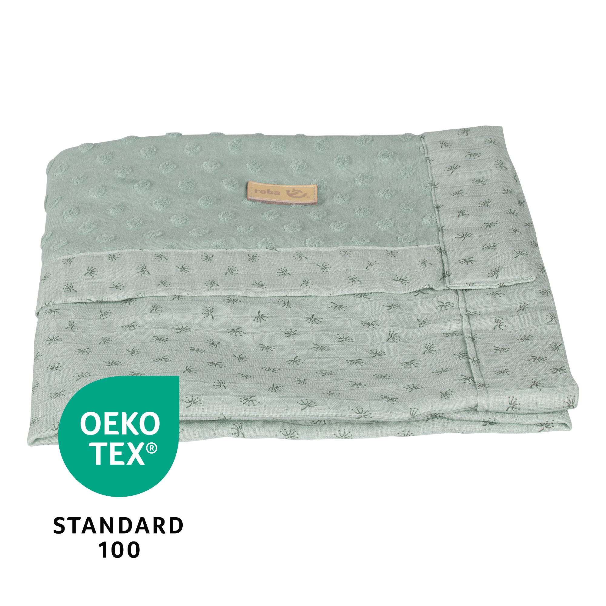 Roba 306111G240 Babydecke Lil Planet frosty green – Heim Textilien - Bild 7 Roba 306111G240 Babydecke Lil Planet frosty green – Heim Textilien - Produktbild 7