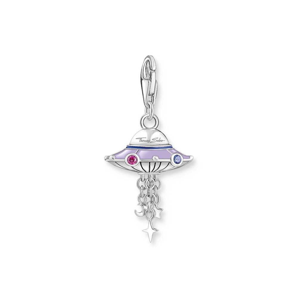 Thomas, Sabo, Anhänger, Charm, UFO, M, Buntem, Stein, 2045-691-7, Zubehor, Anhänger, Ohrring, Schmuck, Halskette