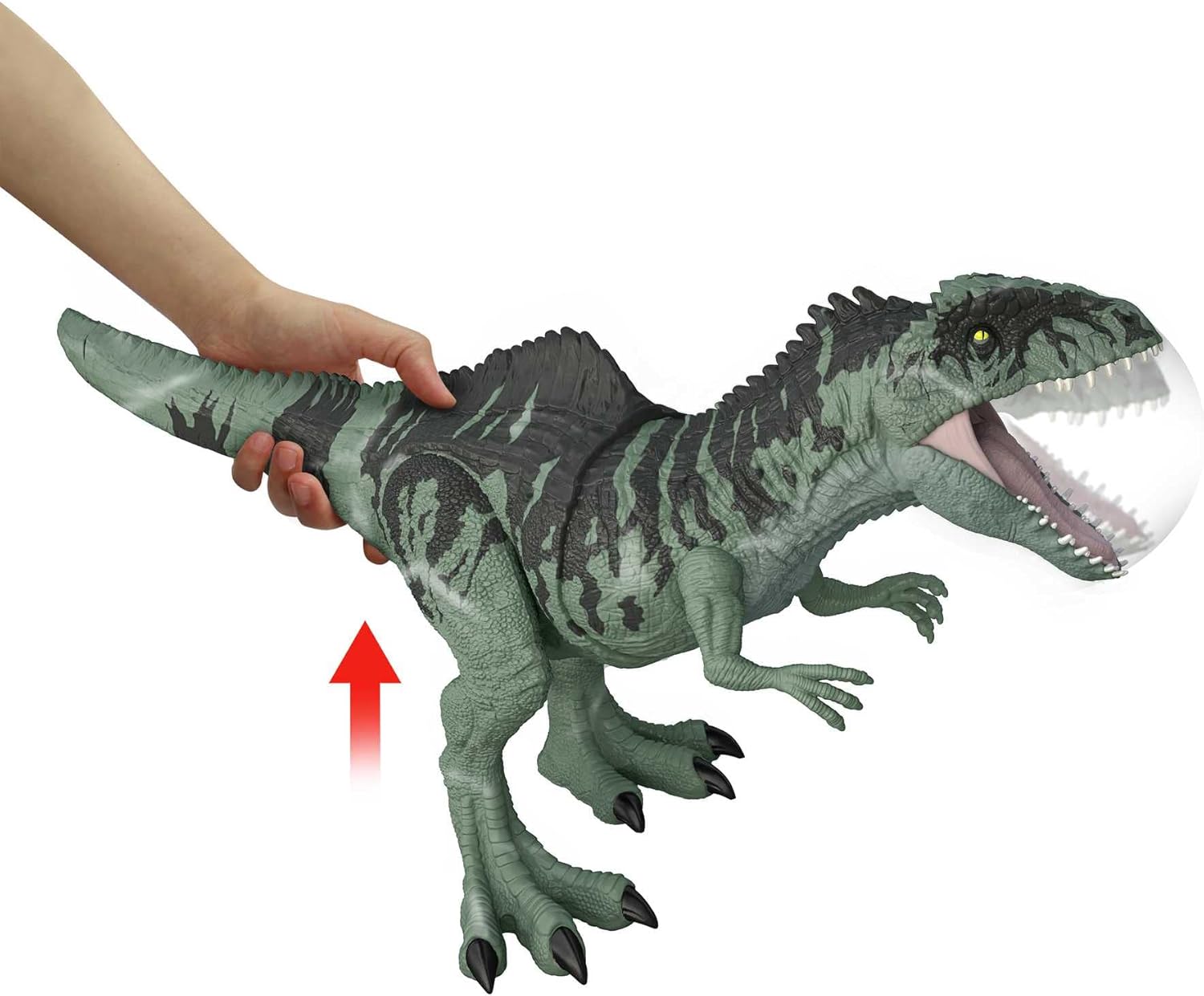 Mattel JURASSIC WORLD Strike 'N Roar Giganotosaurus - GYC94