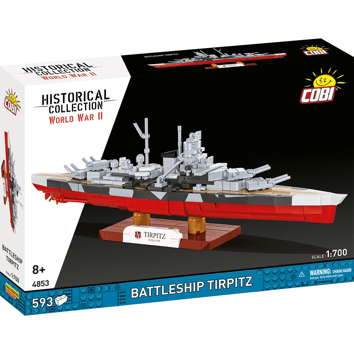 COBI 4853 - WWII - Battleship Tripitz - Maßstab 1:70 COBI 4853 - WWII - Battleship Tripitz - Maßstab 1:70