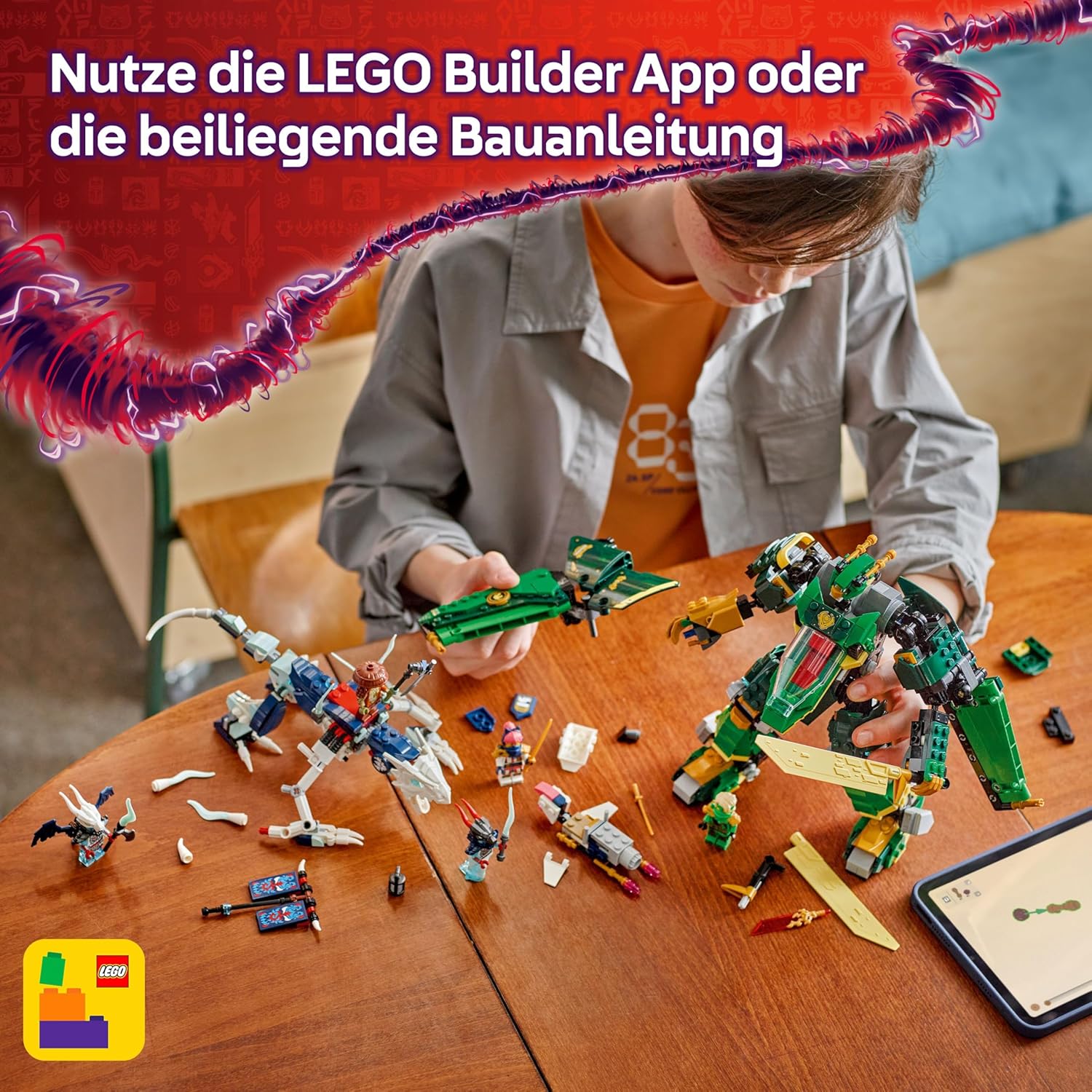 LEGO® NINJAGO® Lloyds Jet-Mech 71845 Spielzeug, Person