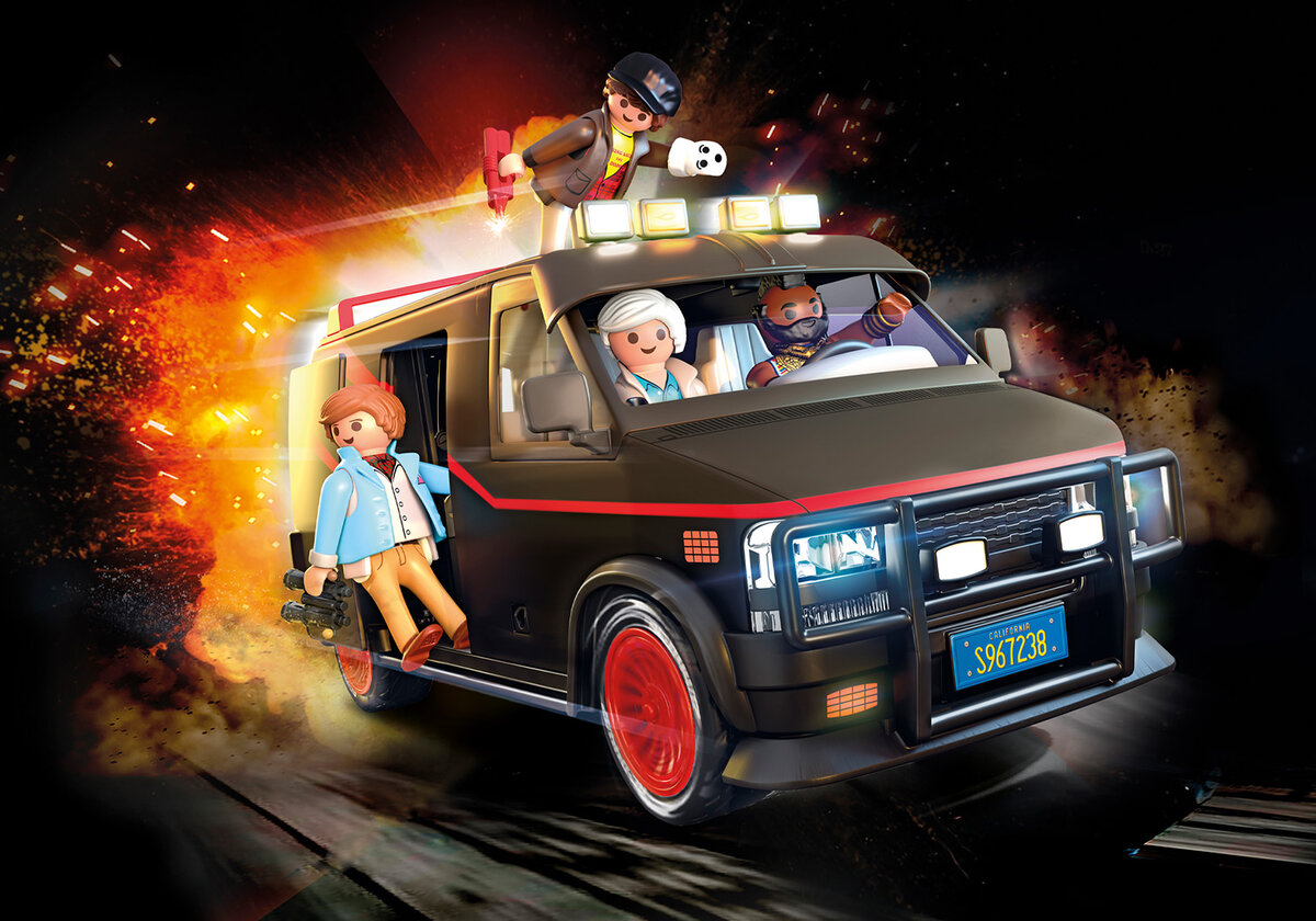 PLAYMOBIL 70750 The A-Team Van Maschine, Rad, Person, Auto, Fotografie