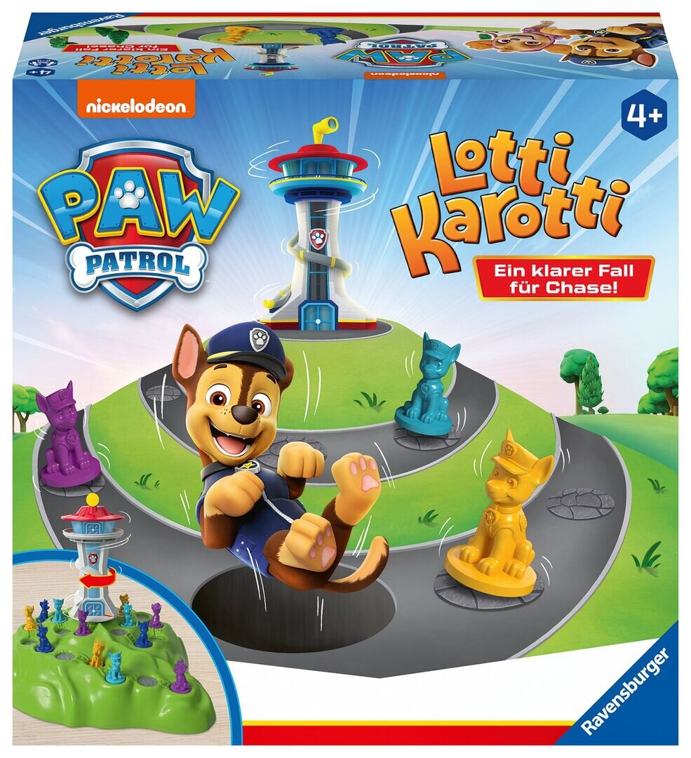 Ravensburger, 22372, PAW, Patrol, Lotti, Karotti, Spiele-Klassiker, mit, den, Serienhelden, aus, PAW, Patrol, für, 2, bis, 4, Kinde
