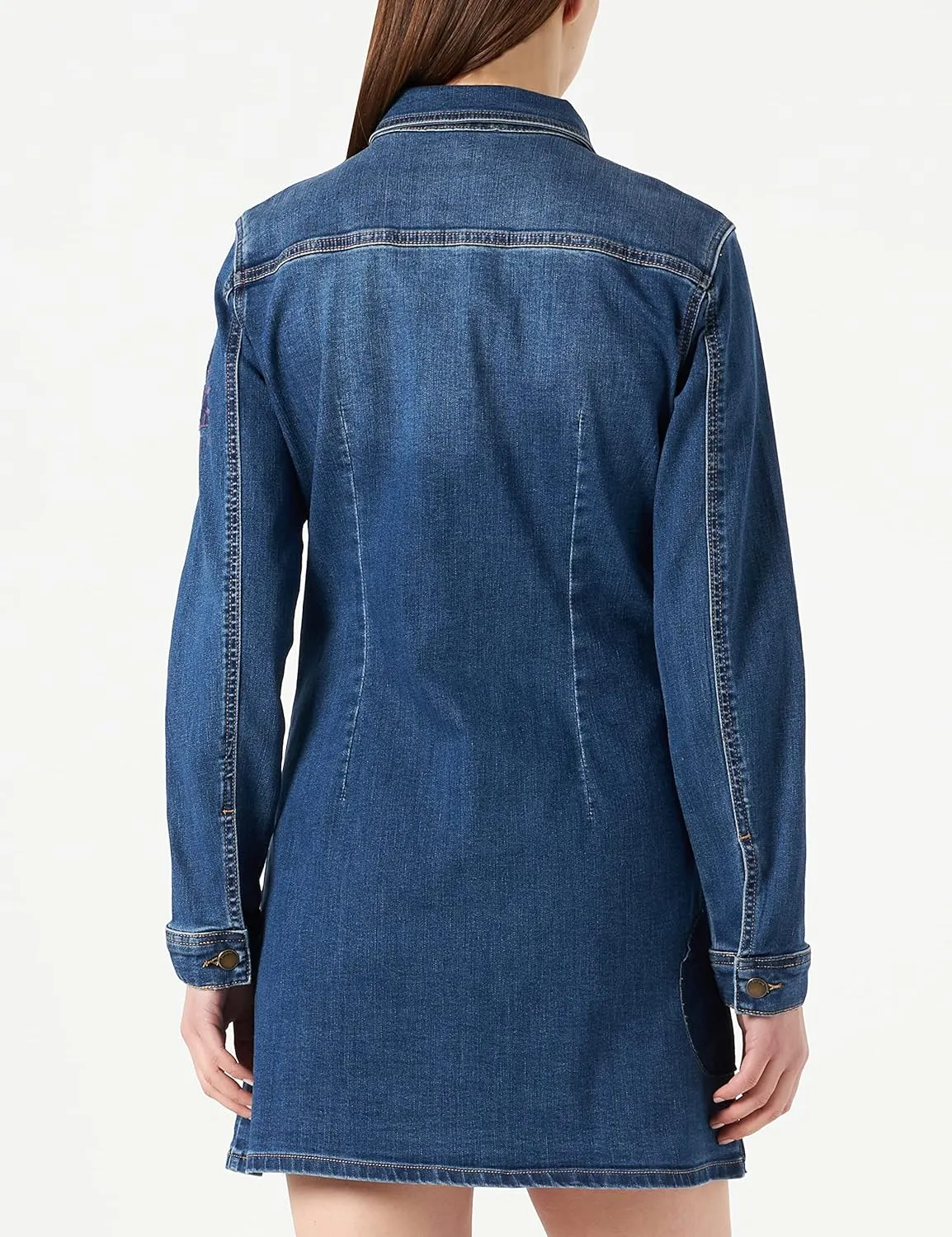 Desigual Damen Jeanskleid „Mickey Pat“ - Blau 22SWVD06 GR. L