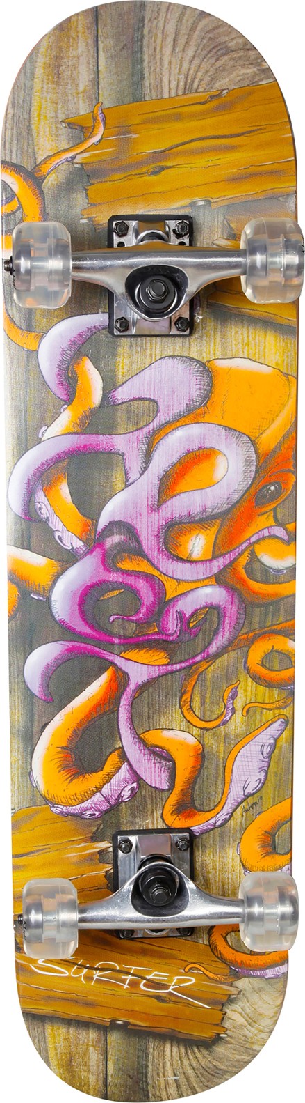 New, Sports, Skateboard, Octopus, Länge, 78, 7, cm, ABEC, 7