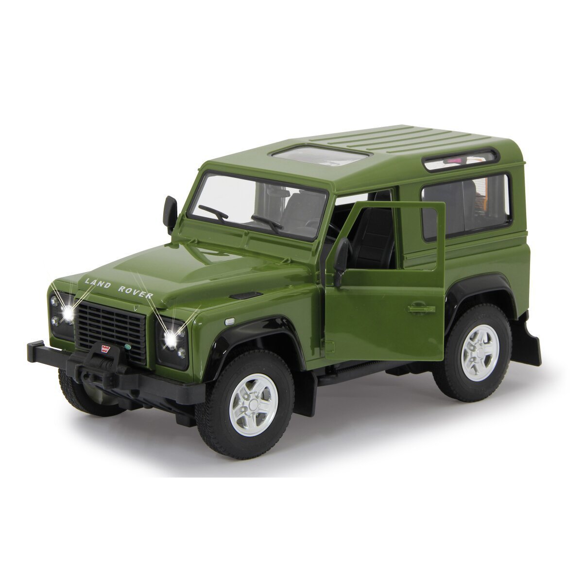 JAMARA Land Rover Defender 1:14 grün 2,4GHz Tür manuell ab 6 Jahren