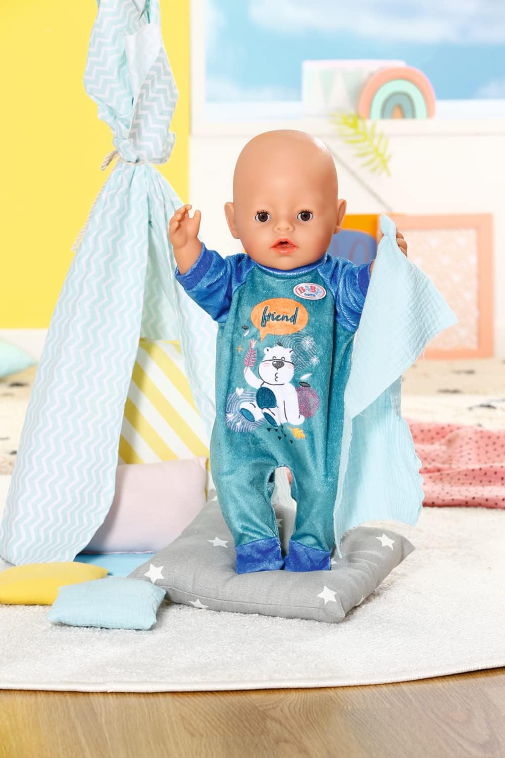 BABY born® Strampler Blau, 43cm