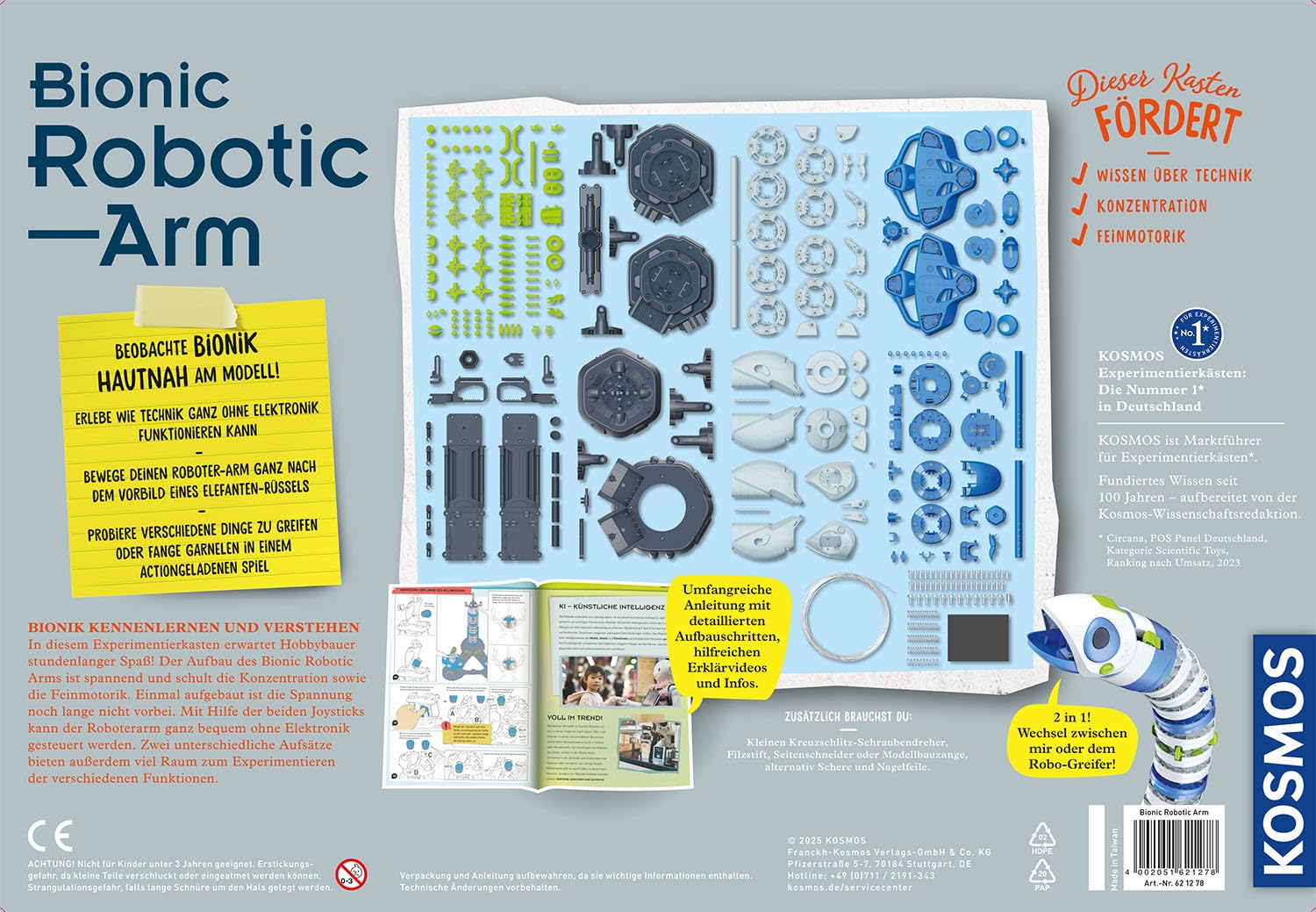 Kosmos Bionic Robotic Arm - Mechanischer Roboterarm Mit Joystick-Steuerung 621278 Werbung, Plakat
