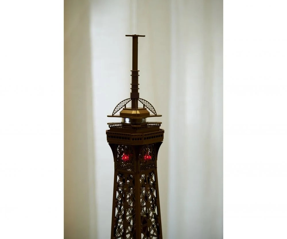 IXO 520010104 Premium Eiffelturm 1:270 - Modellbausatz mit Licht & Fernbedienung Lampe