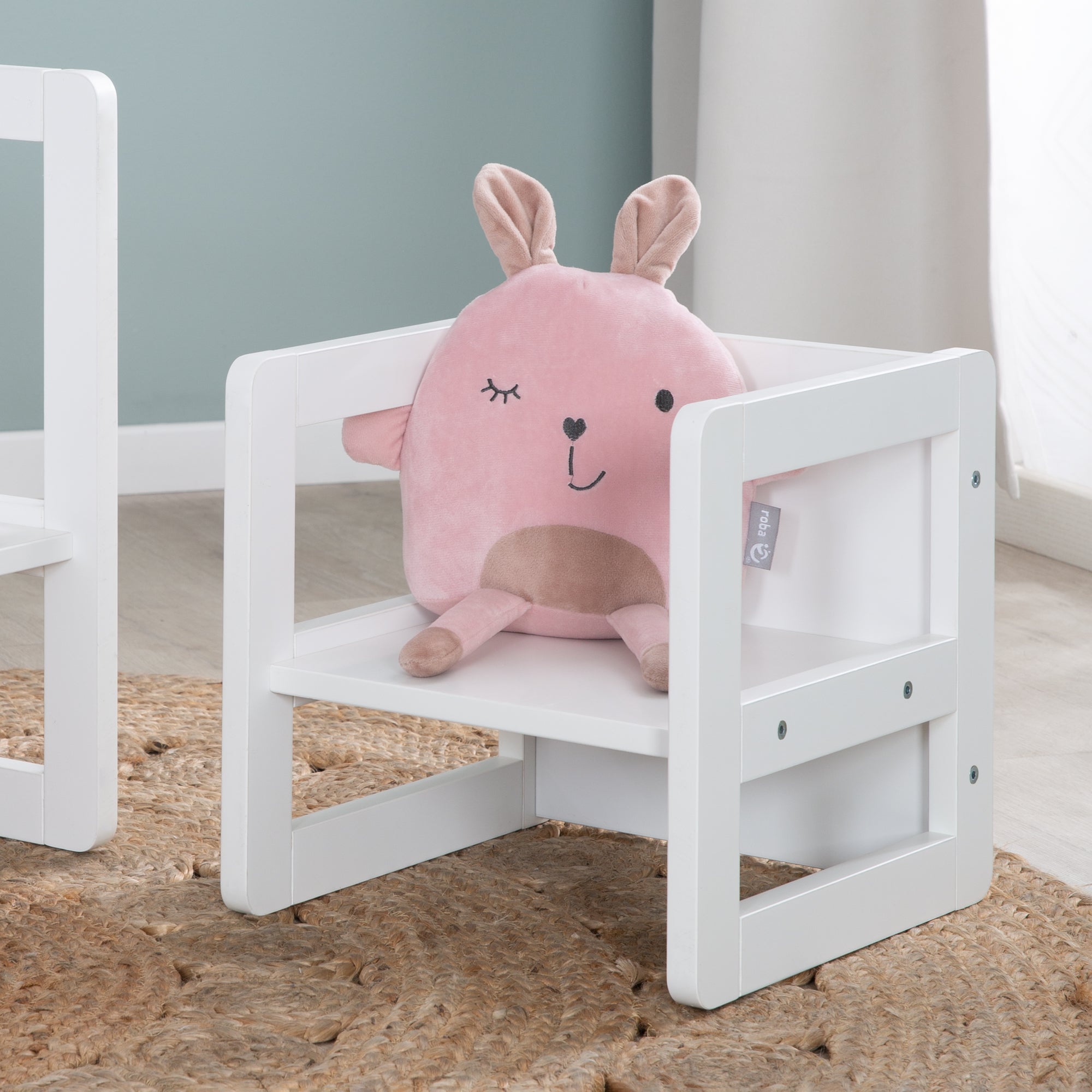 Roba 450004WE Kindersitzgruppe 3in1 weiß – Spielmöbel - Bild 9 Roba 450004WE Kindersitzgruppe 3in1 weiß – Spielmöbel - Produktbild 9