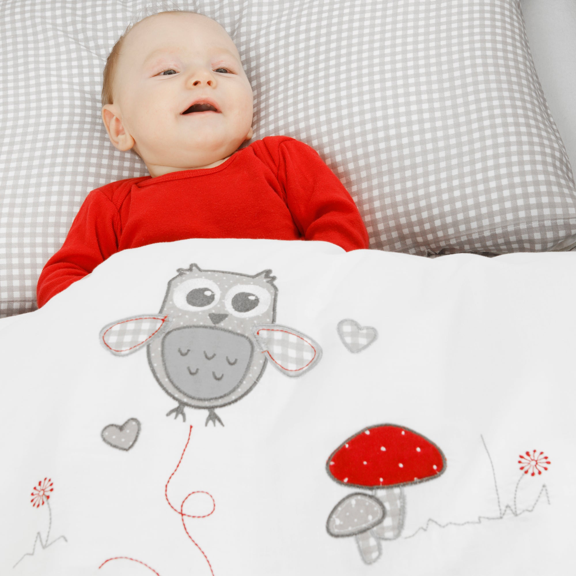 Roba 8950WS148 Komplettwiegenset Adam & Eule weiß - Produktbild 10