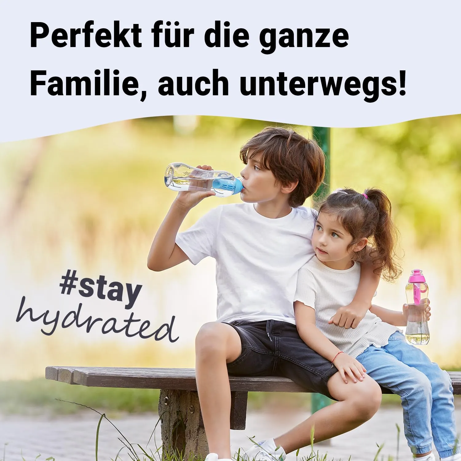 PEARLCO 250166 PearlCo Soft Trinkflasche mit Filter – 0,5 l – Pink