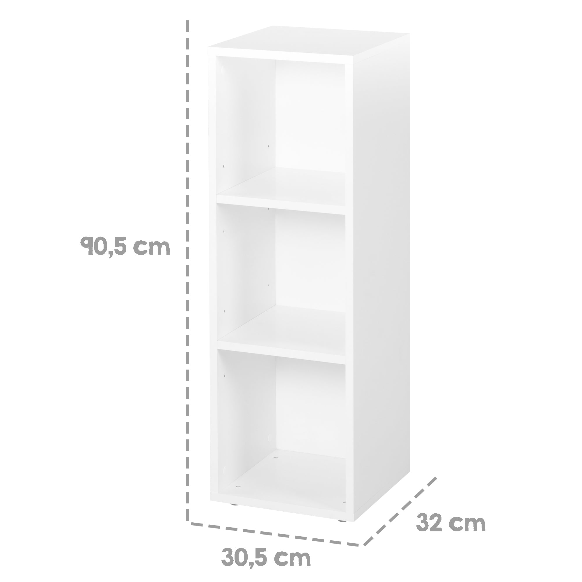 Roba 10034WE Universalseitenregal Universal weiß - Produktbild 3