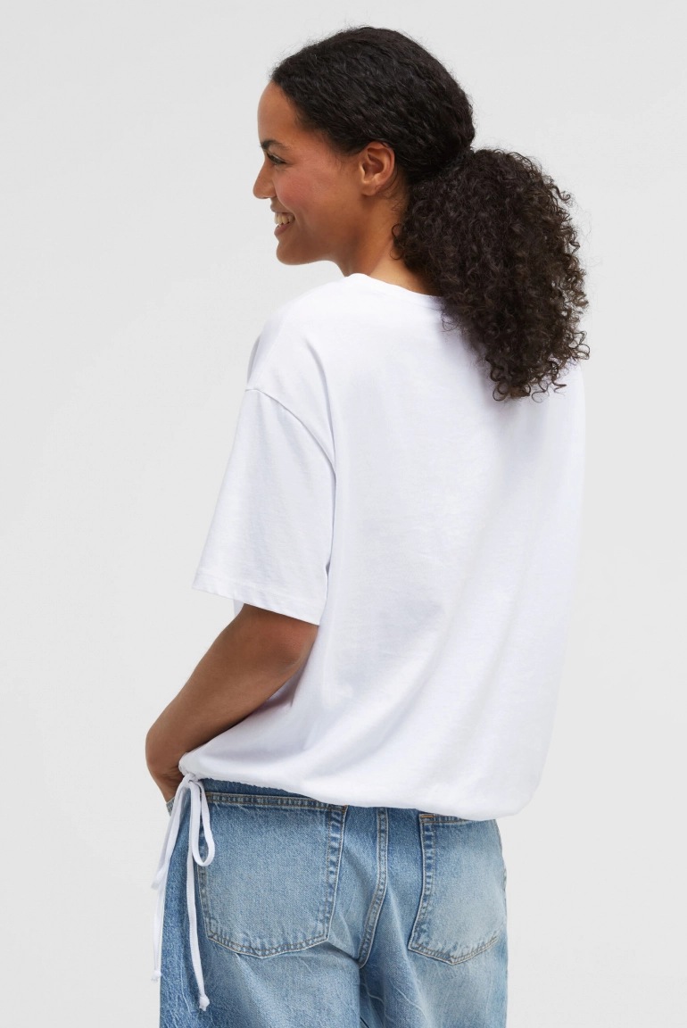 SENSES T-Shirt TOM:BE mit Tunnelzugsaum opticwhite