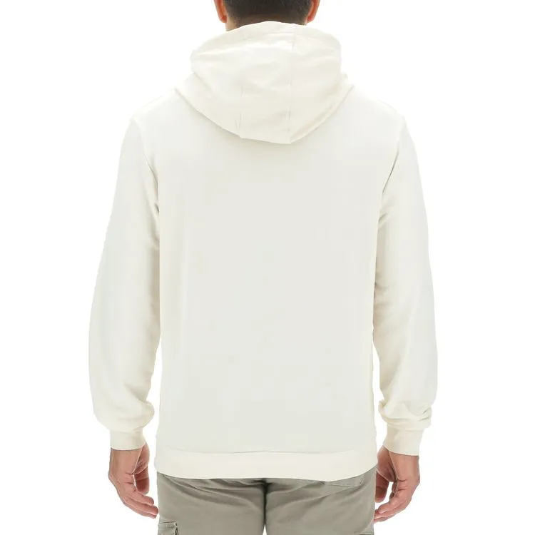 JEEP Herren Hoodie O103279WH - Weiß mit großem Stern-Print GR. XXL JEEP Herren Hoodie O103279WH - Weiß mit großem Stern-Print GR. XXL