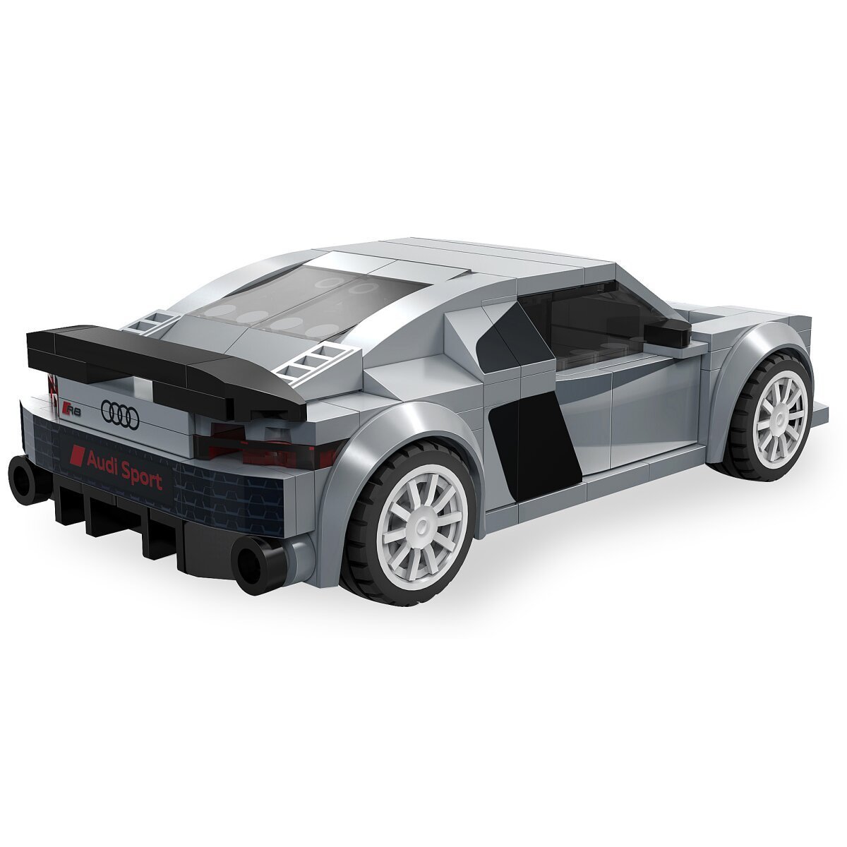 JAMARA CaDA Audi R8 Coupé 1:24 grau Bricks ab 8 Jahren