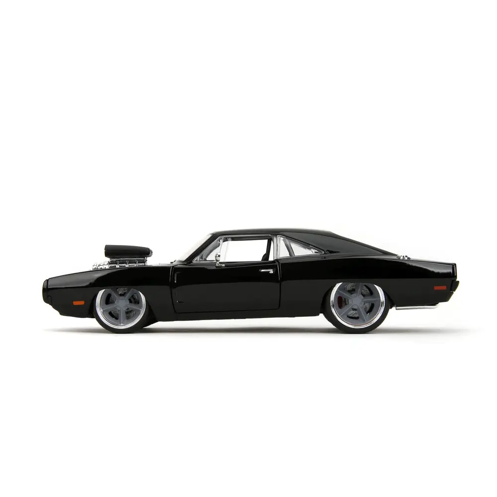 Jada 253203091 Fast & Furious 1970 Dodge Charger R/T - Modellauto 1:24 Rad, Leichtmetallrad, Auto, Sprach, Limousine