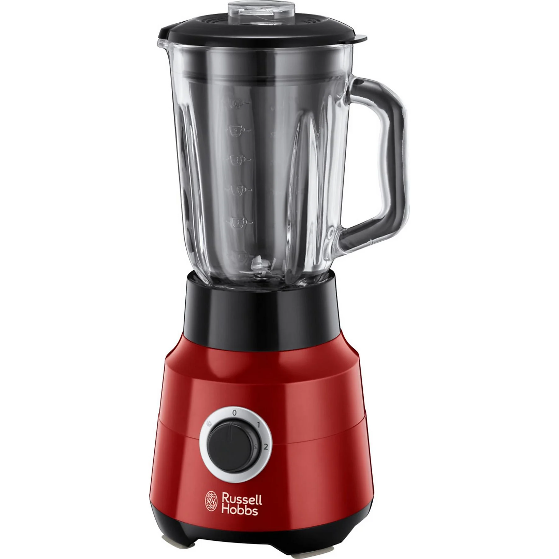 Russell Hobbs Desire Glas-Standmixer 24720-56 – Rot/Schwarz