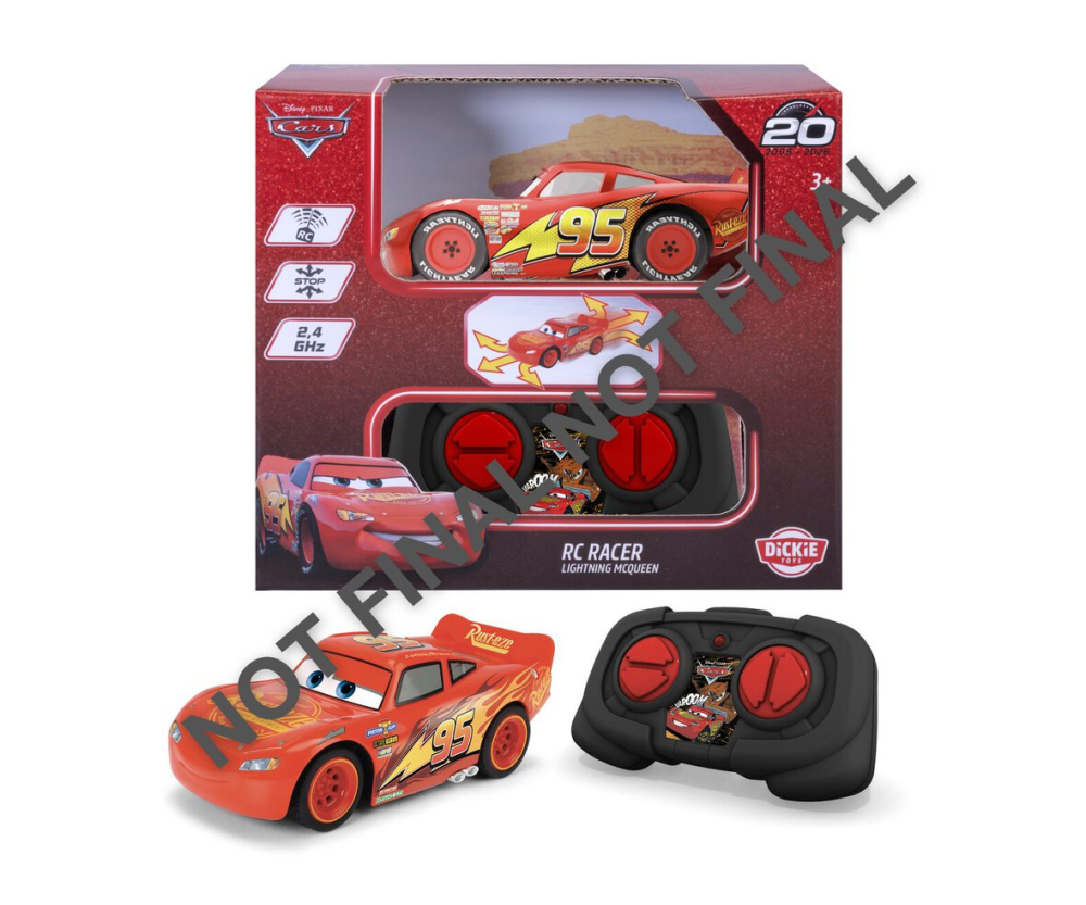 Dickie Toys RC Cars Lightning McQueen 1:43 Dickie Toys RC Cars Lightning McQueen 1:43