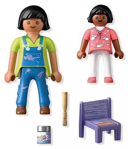 PLAYMOBIL 71881 Fleißige Handwerkerinnen Kreativer Anstrich für das Kinderzimmer PLAYMOBIL 71881 Fleißige Handwerkerinnen Kreativer Anstrich für das Kinderzimmer