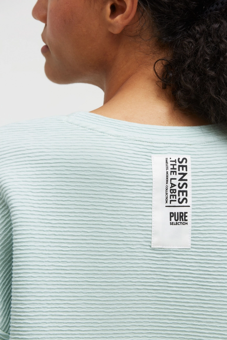 SENSES T-Sweat Damen Pastell-Limette SENSES T-Sweat Damen Pastell-Limette