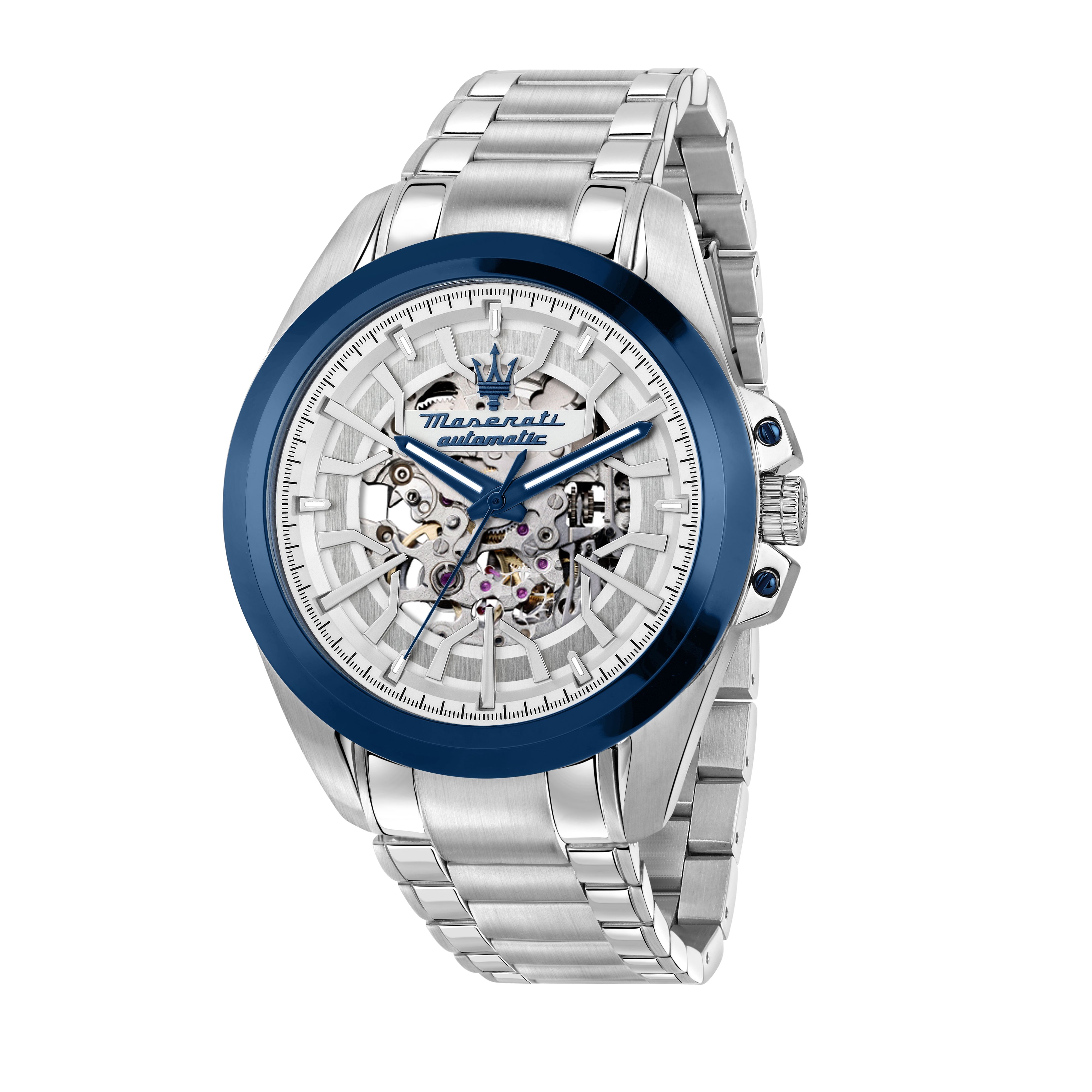 Maserati Traguardo Herrenuhr Automatik 43mm Silber Maserati Traguardo Herrenuhr Automatik 43mm Silber