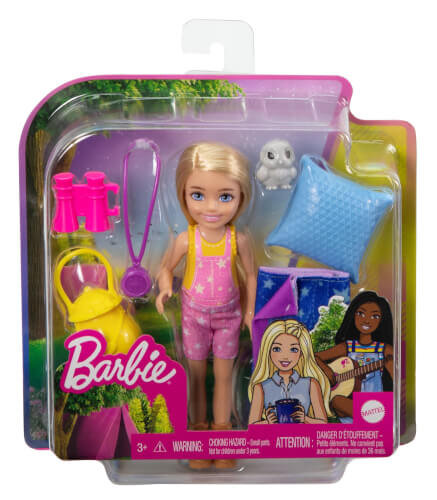 Barbie \It Takes Two! Camping\ Chelsea P HDF77""""""" Barbie, \It, Takes, Two!, Camping\, Chelsea, P, HDF77, Figur, Puppe, Spielzeug, Kind, Person"""""""