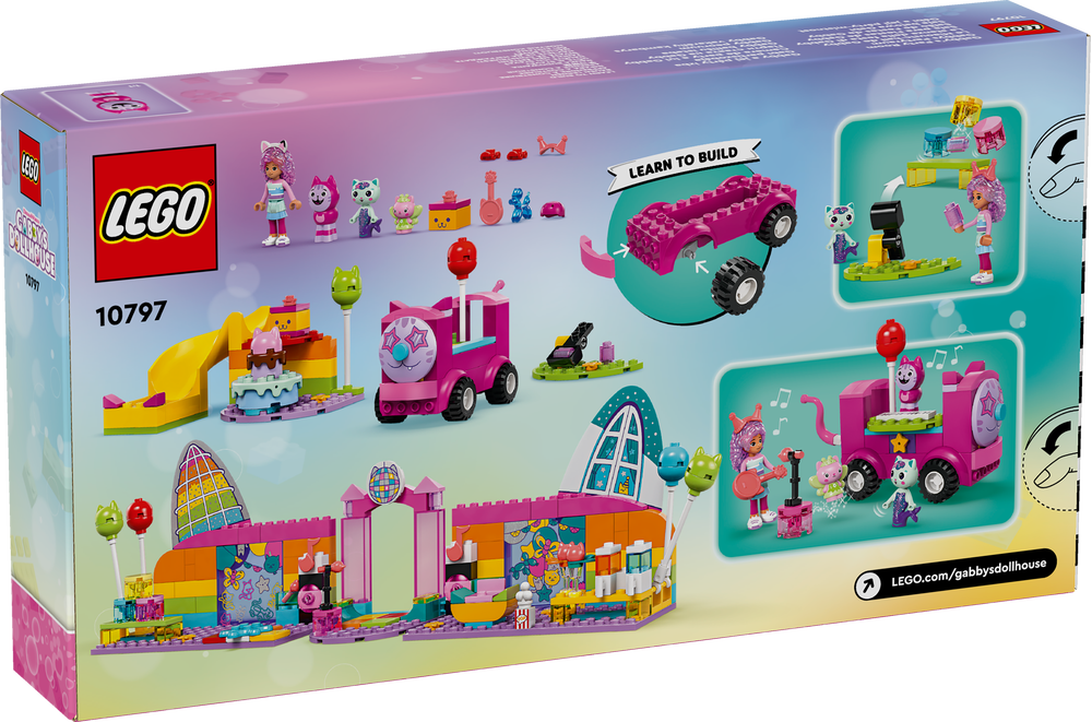 LEGO 10797 Gabbys Puppenhaus Gabbys Partyraum Maschine, Rad, Person