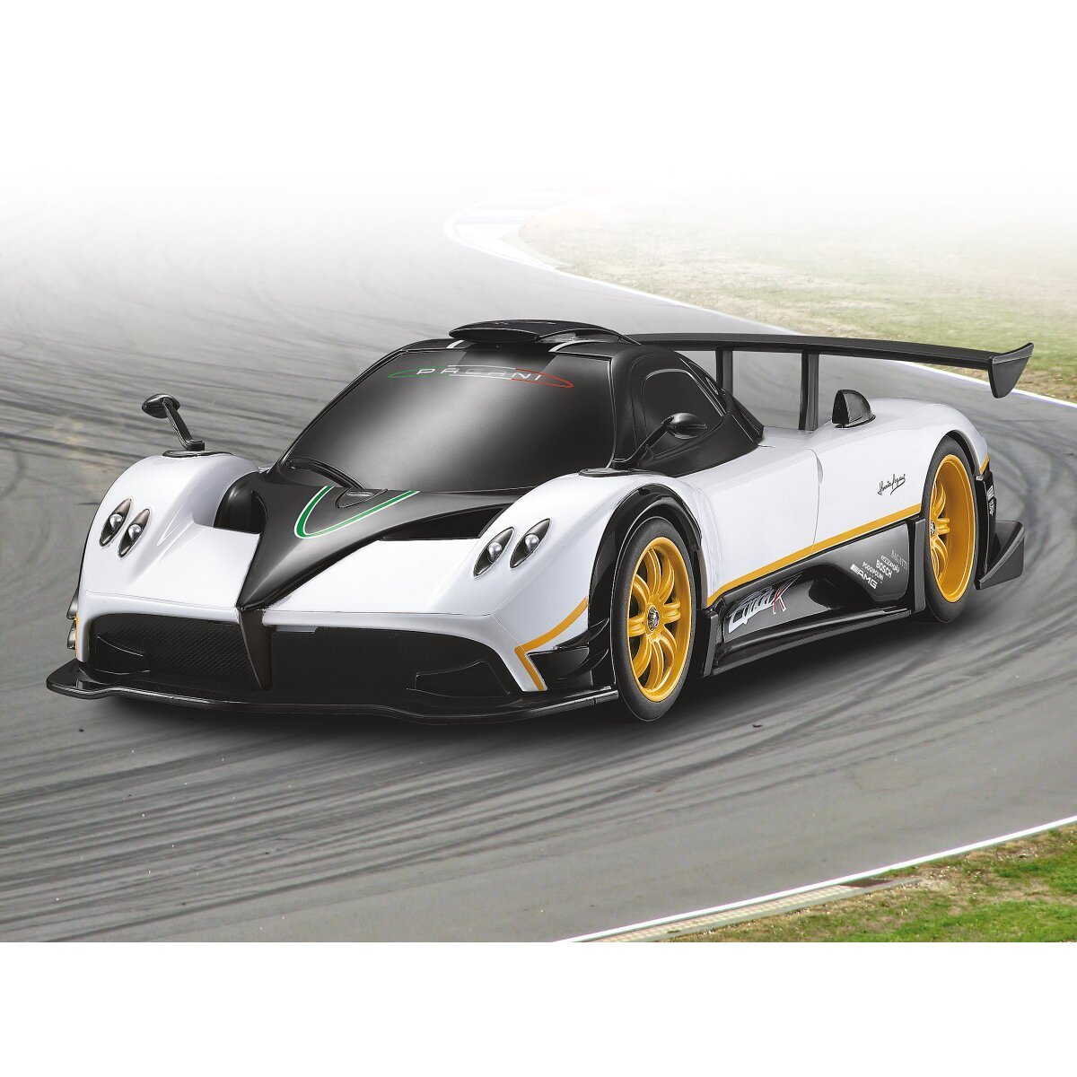 JAMARA Pagani Zonda R 1:24 weiss 2,4GHz ab 6 Jahren