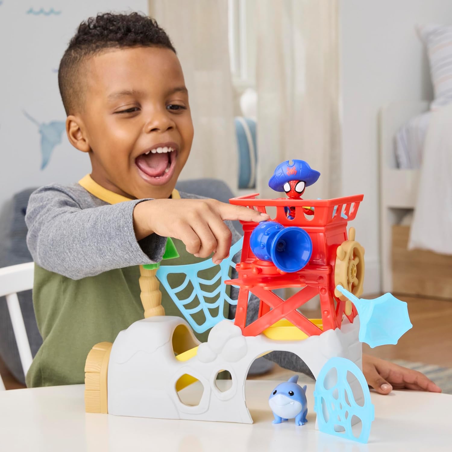 Marvel Spidey und Seine Super-Freunde Water-Webs Spidey Insel Spielset mit 2 Figuren Marvel Spidey und Seine Super-Freunde Water-Webs Spidey Insel Spielset mit 2 Figuren