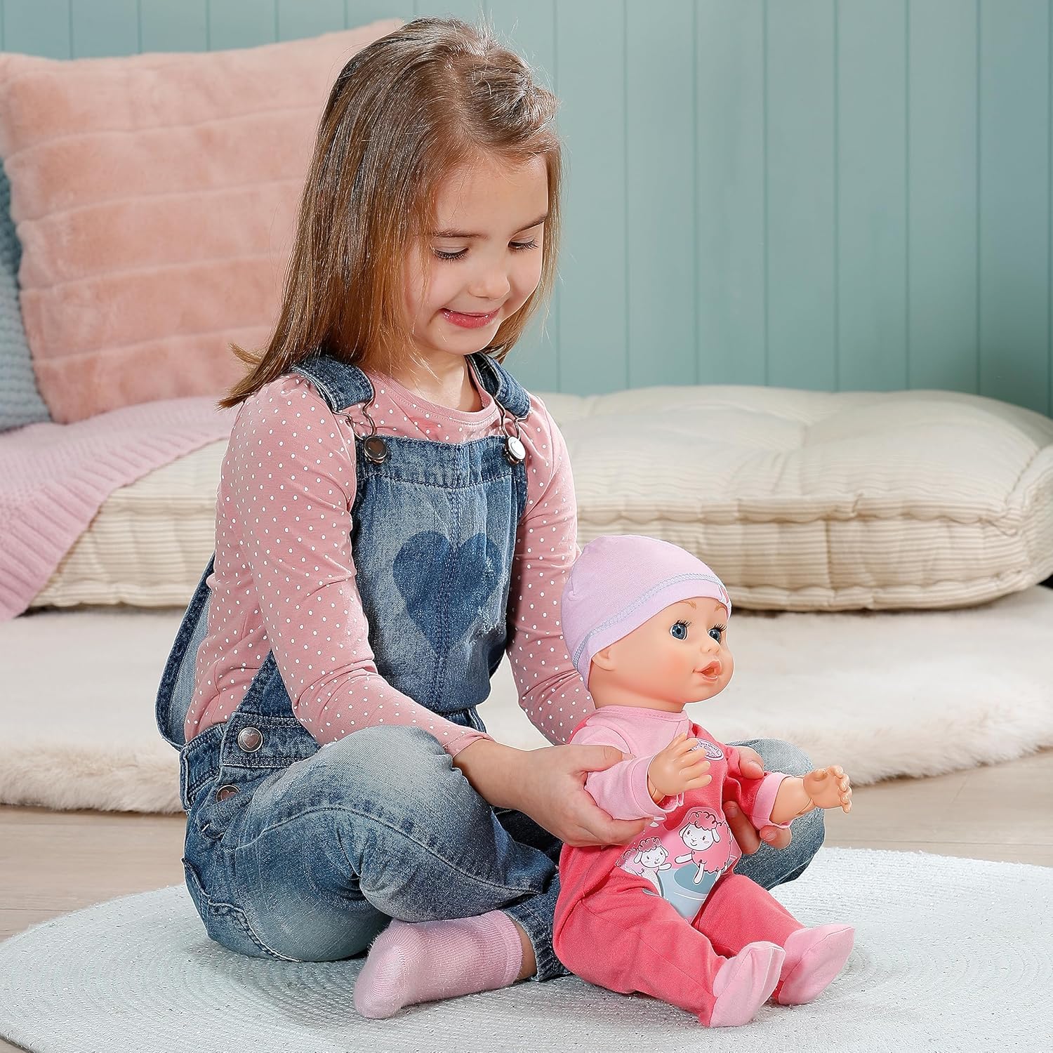 Hosen, Jeans, Person, Sitzend, Baby