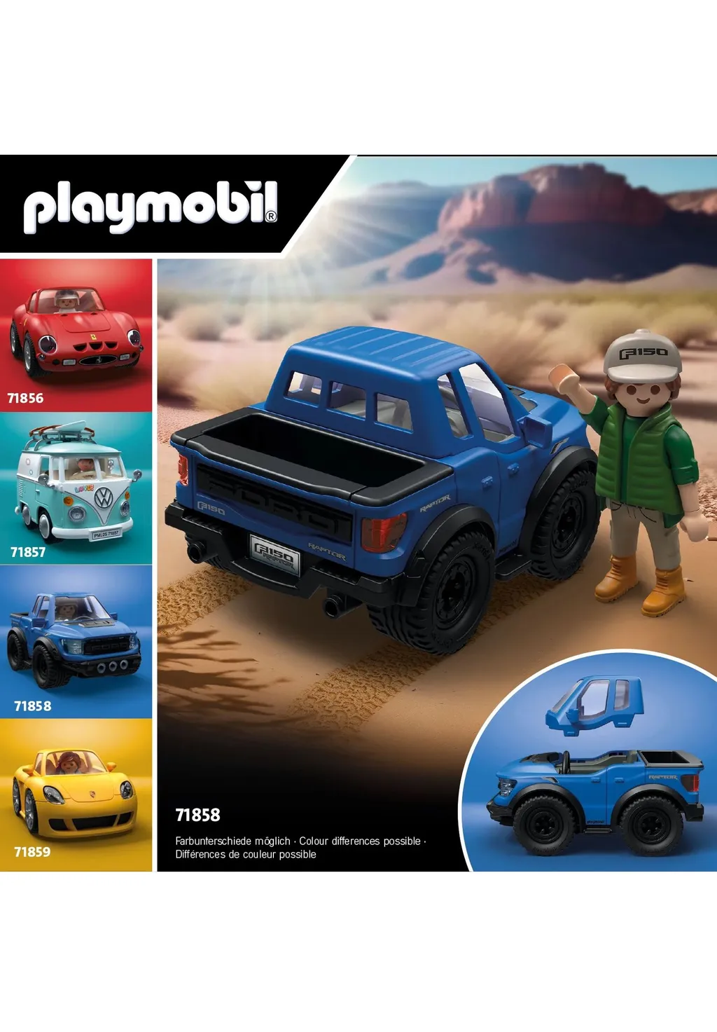 PLAYMOBIL 71858 Ford F-150 Raptor PLAYMOBIL 71858 Ford F-150 Raptor