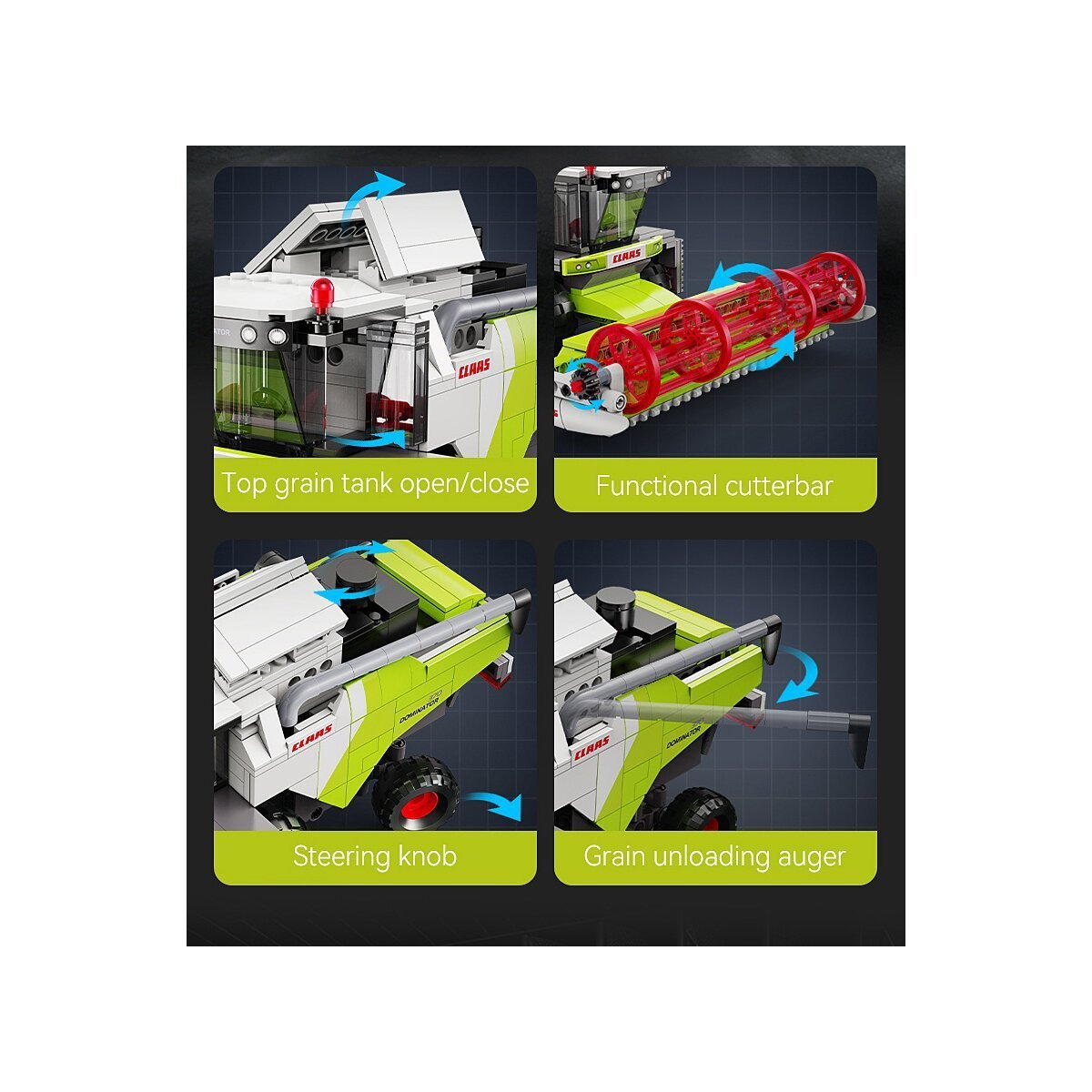 JAMARA CaDA Claas Dominator 370 1:24 Bricks ab 8 Jahren JAMARA CaDA Claas Dominator 370 1:24 Bricks ab 8 Jahren