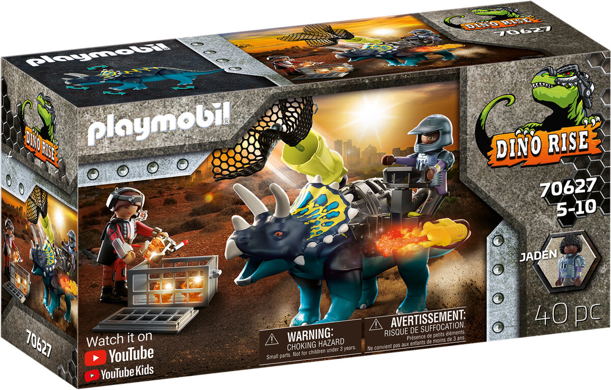 PLAYMOBIL 70627 Triceratops: Randale um die legendären Steine PLAYMOBIL, 70627, Triceratops, Randale, um, die, legendären, Steine, Person