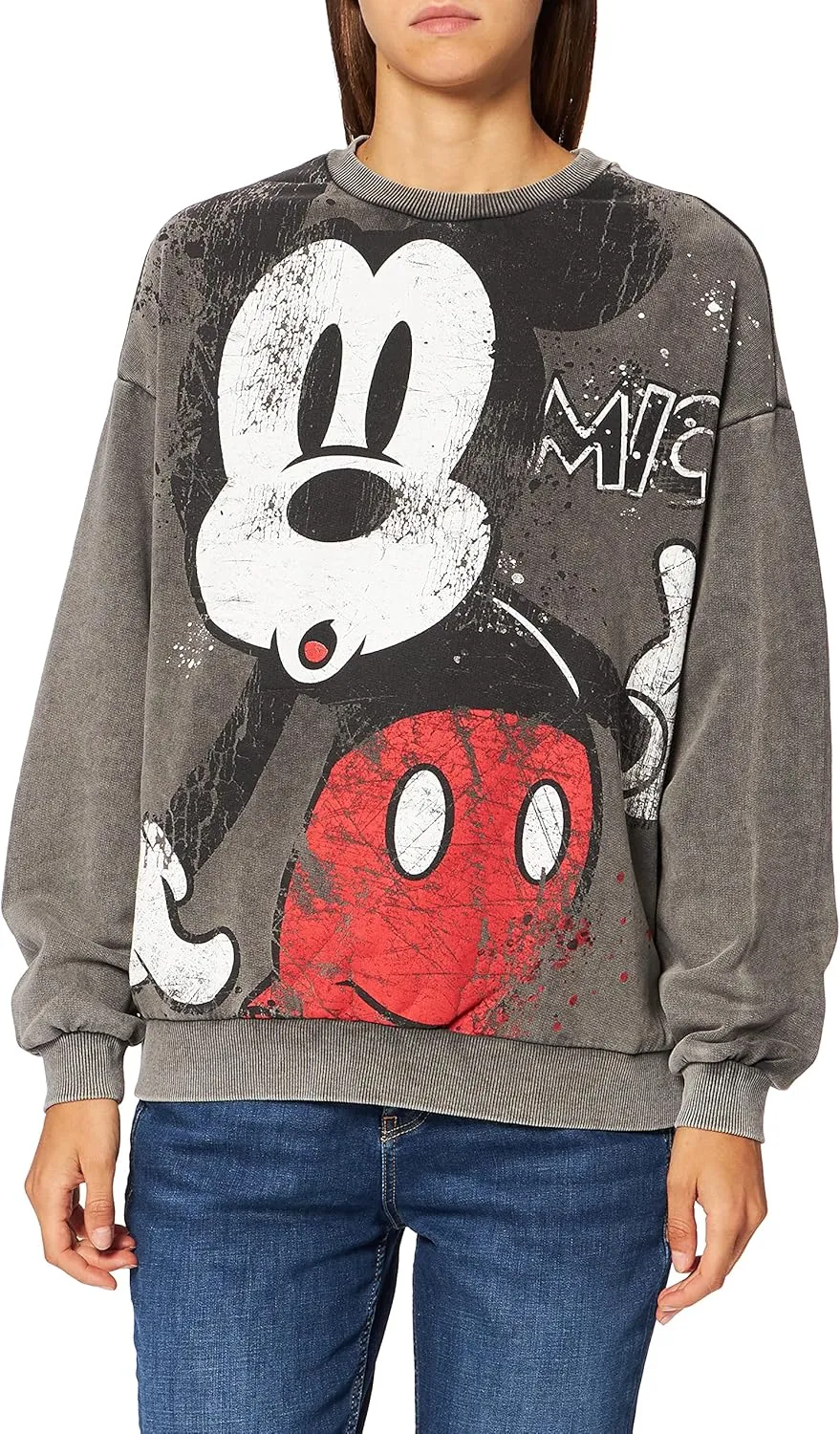 Desigual Damen Pullover „Mickey“ - Schwarz 21WWSK44 GR. XS Desigual Damen Pullover „Mickey“ - Schwarz 21WWSK44 GR. XS