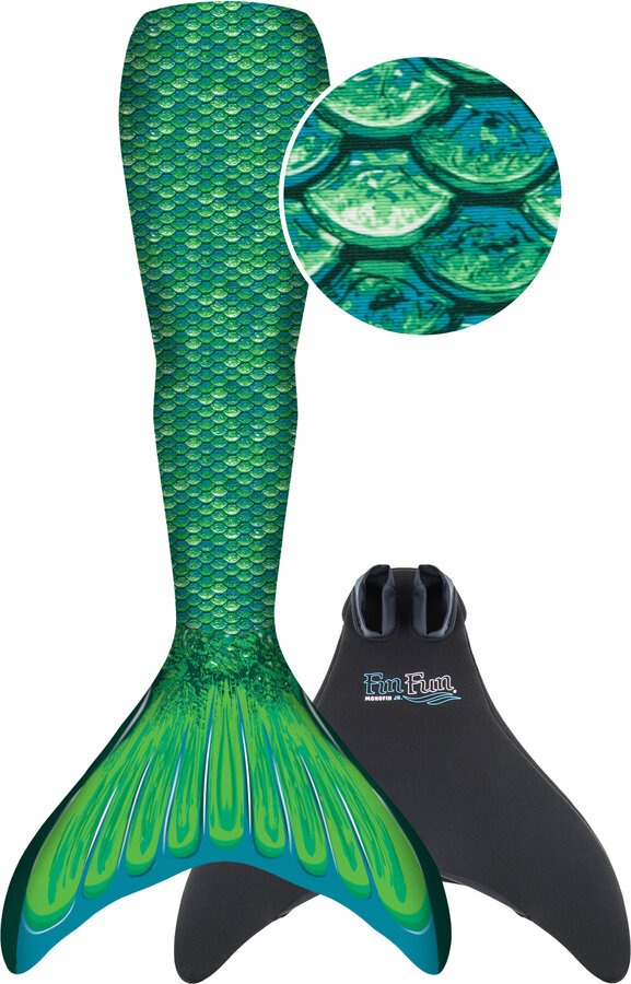 Fin Fun Meerjungfrau Mermaidens grün, L/XL Fin, Fun, Meerjungfrau, Mermaidens, grün, L/XL