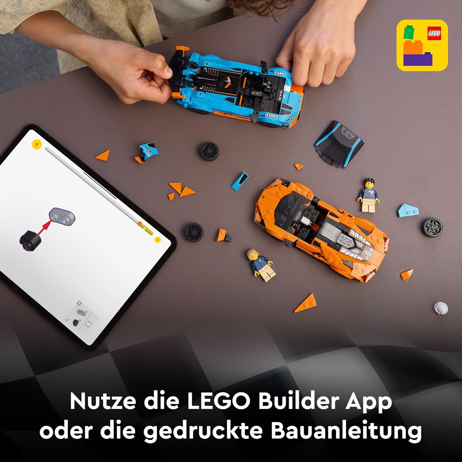 LEGO Speed Champions 76917 Nissan Skyline GT-R (R34) aus 2 Fast 2 Furious silbernes Sportwagenmodell mit Minifigur Brian O’Conner