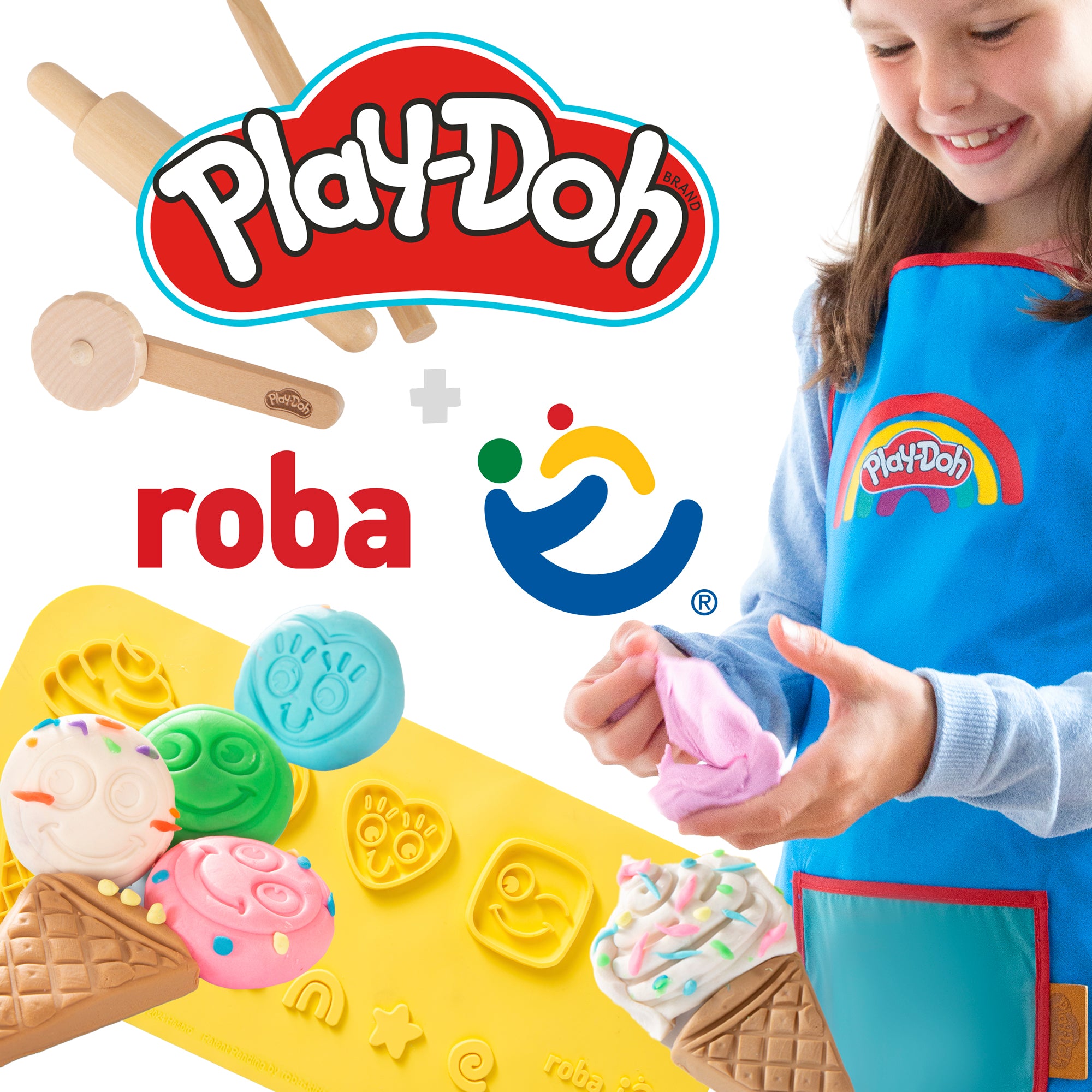 Roba 98156PD11 Spielset "roba x Play-Doh" PlayDoh bunt – Motorik & Lernen - Produktbild 12