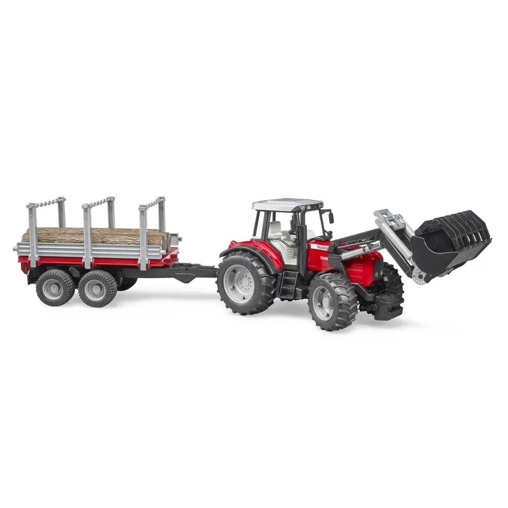 Bruder 02046 Massey Ferguson 7480 mit Frontlader